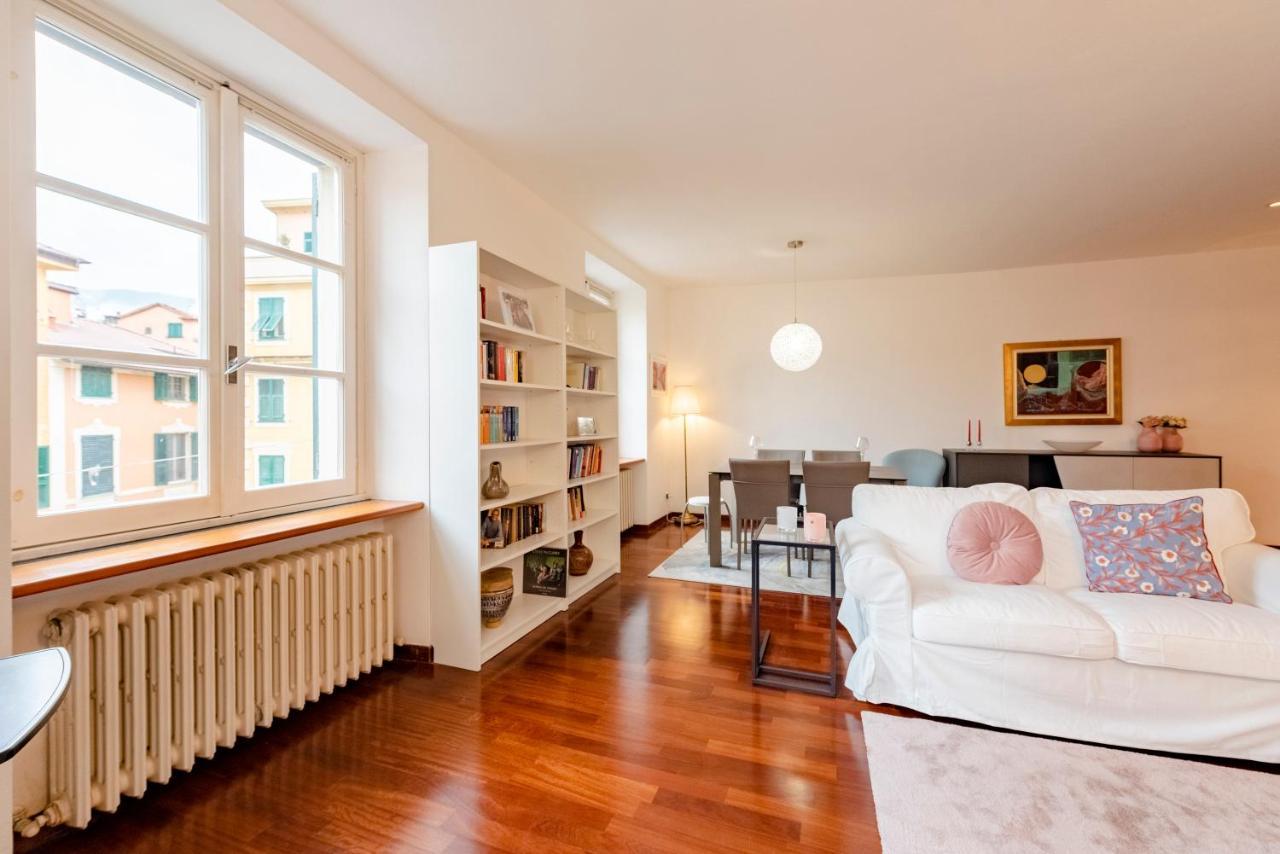 Cavour 9 Apartment 2B 2B 100Mq With Private Garage, In Center Of Rapallo, Wifi, Air Conditioned Exterior photo